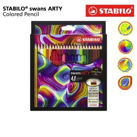 

Stabilo Swans Arty 48 Colored Pencils / Pensil Warna Stabilo 48 Warna