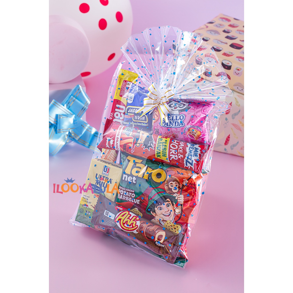 

Snack Ulang Tahun Termurah / Snack ulang tahun Anak / Ulang Tahun Snack / Souvenir Anak / Hampers/ Bingkisan Ulang Tahun