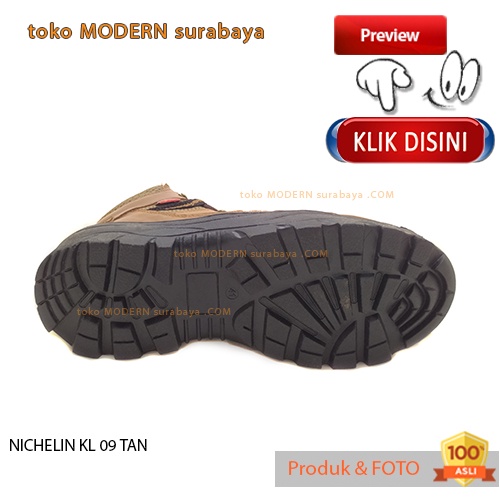 Sepatu pria sepatu safety boots tali ankle boot NICHELIN KL 09