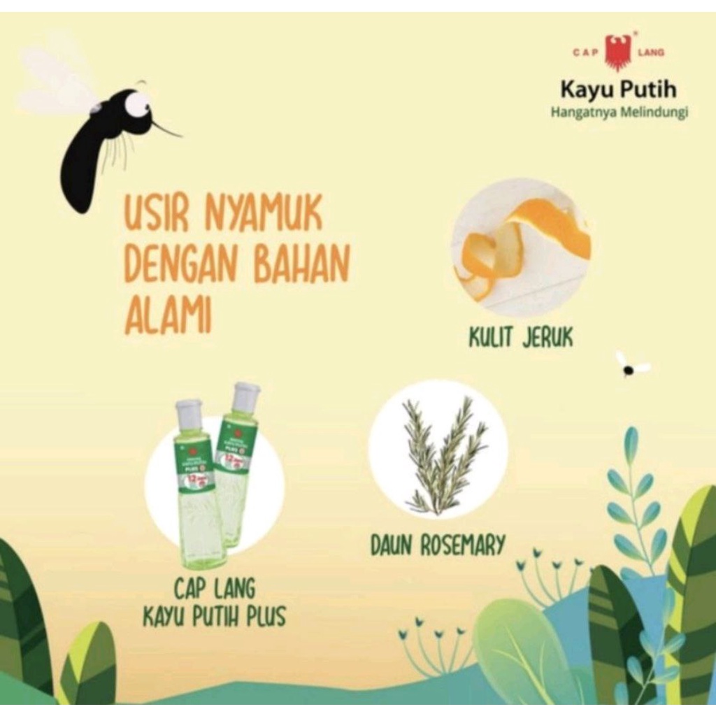 MINYAK KAYU PUTIH CAP LANG MINYAK KAYU PUTIH PLUS MINYAK TELON OIL