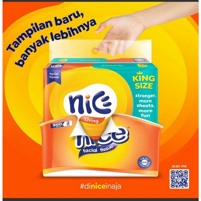 Tisu Nice 1 Kg / Jolly 560 / Nice Multifold Tisu Serbaguna BUY 1 GET 1 Tisu Ukuran Besar