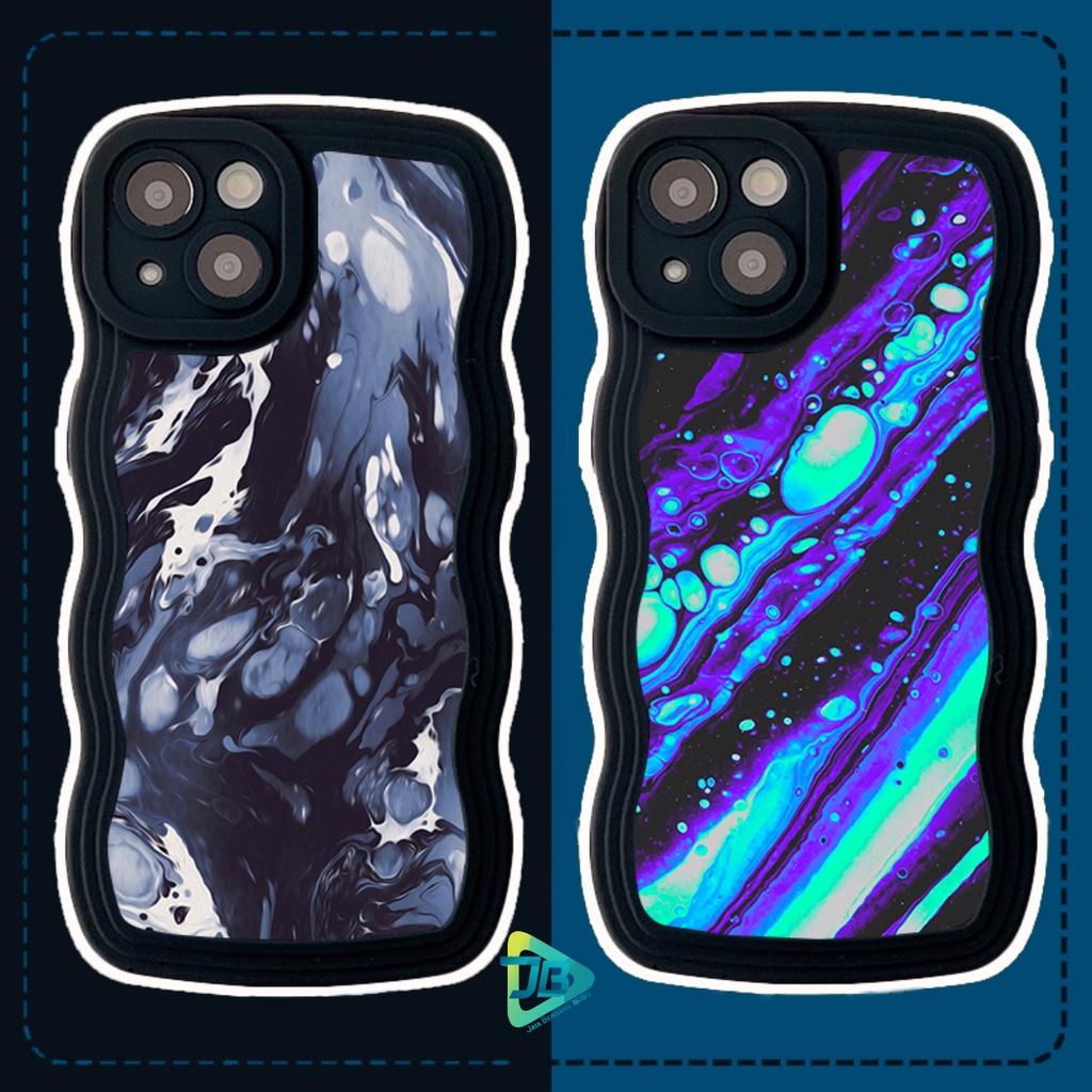 CUSTOM SOFTCASE SILIKON GELOMBANG WAVY CUSTOM HOLOGRAM FOR INFINIX SMART 5 6 6 PLUS HOT 9 10 11 12 PLAY 12 12I 20 20I 20S NOTE 12 G96 JB8127