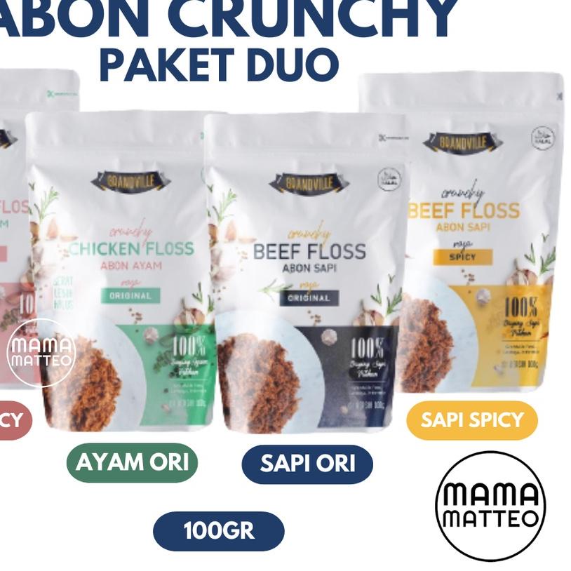 

➳ GRANDVILLE Abon Anak SAPI AYAM Original / Spicy GrandVILE GRAND VILLE FLOSS HALAL MPASI CRUNCHY KRIUK / BANDUNG ➫