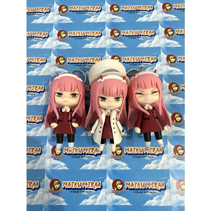 Figure Keychain / Gantungan Kunci Darling in Franxx Zero Two