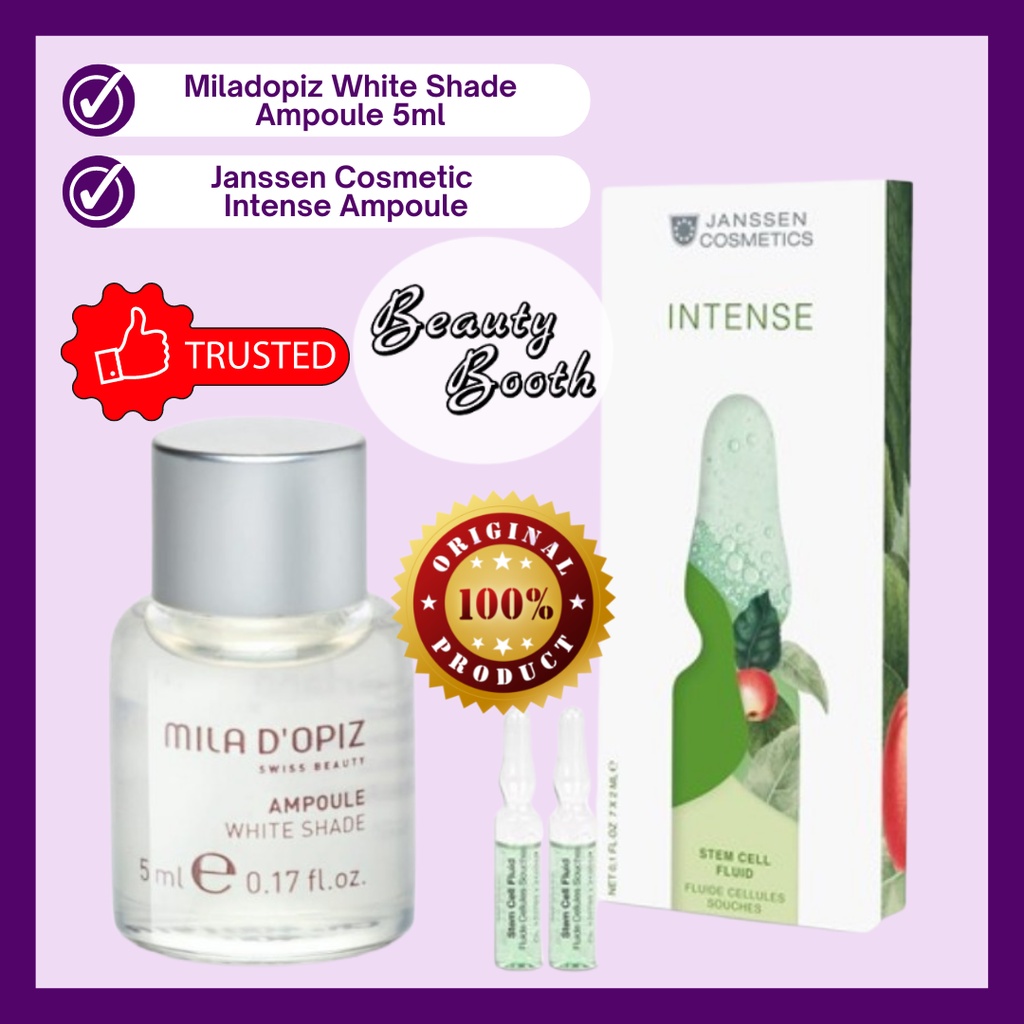 MILADOPIZ White Shade Ampoule 5ml + Janssen Intense Ampoule