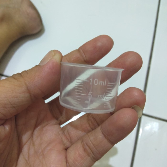 [Gelas Takar] Gelas Takar 10Ml Gelas Ukur 10Ml [Pengukur]