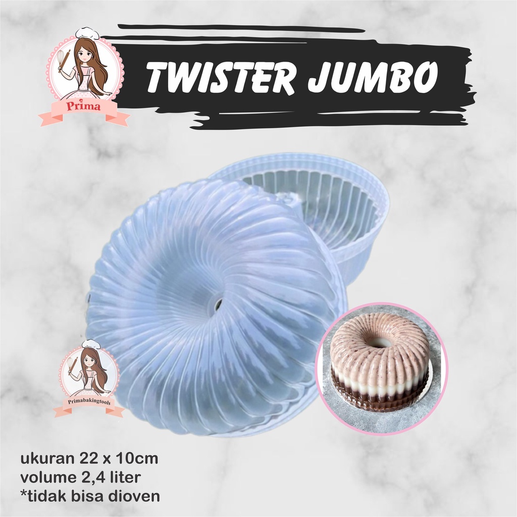 Cetakan puding jumbi Bavaya/Twister