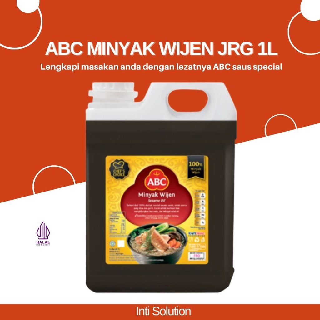 

ABC Minyak Wijen JRG 1 liter / sesame oil