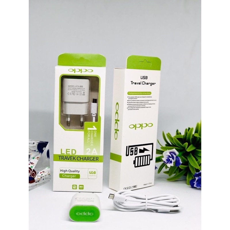 Travel Charger CASAN REALME LED 1 USB 2A HARGA GROSIR by smoll