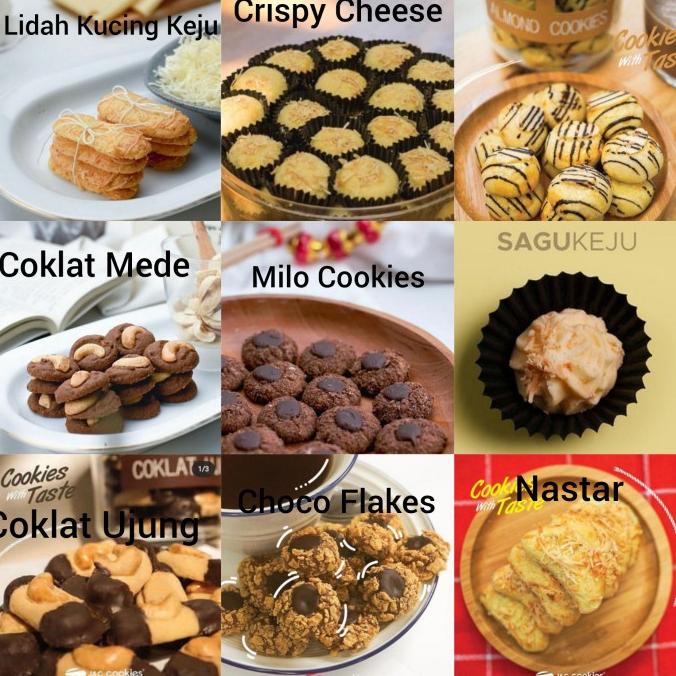 

PARSEL Ramadan isi 4 toples kaca JNC COOKIES (Rasa bebas pilih)