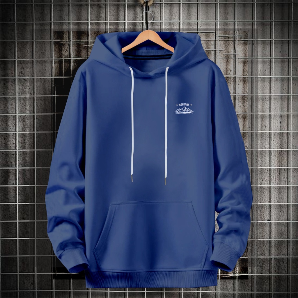 Sweater hoodie pria wanita kekinian MONTANA / hoodie pria terbaru