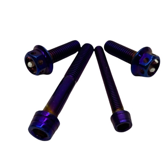 Baut PAKET ISI 4pcs Probolt 2 Flower 2 Kerucut Buat Kaliper 4Piston Monoblok kawasaki suzuki yamaha honda shock tabung standar