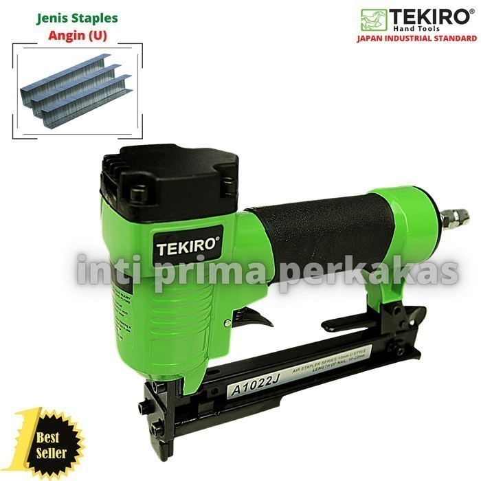 Terlaris Staples Tekiro 1022J Air Nailer Stapler Gun Mesin Staples Angin Paku Tembak