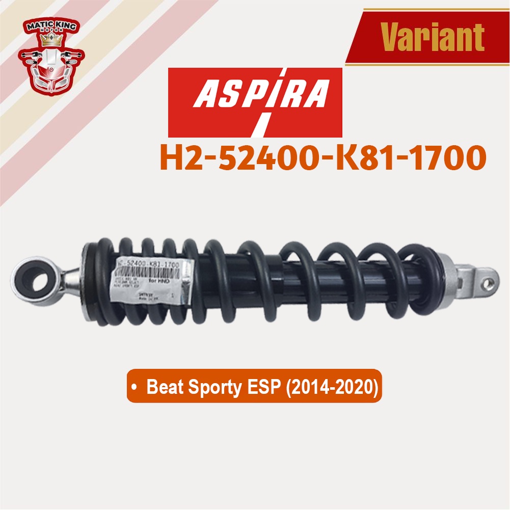 Shockbreaker sok Belakang Vario 110 beat Karbu ASPIRA H2-52400-KVB-1700