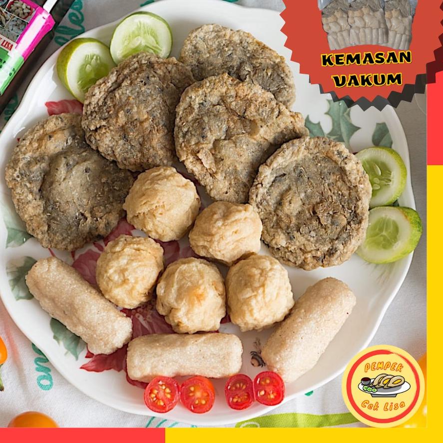 

▲ PEMPEK PALEMBANG KECIL PAKET CAMPUR ISI 20PCS/1KG + CUKO PEMPEK FROZEN MAKANAN BEKU FROZEN FOOD ✶
