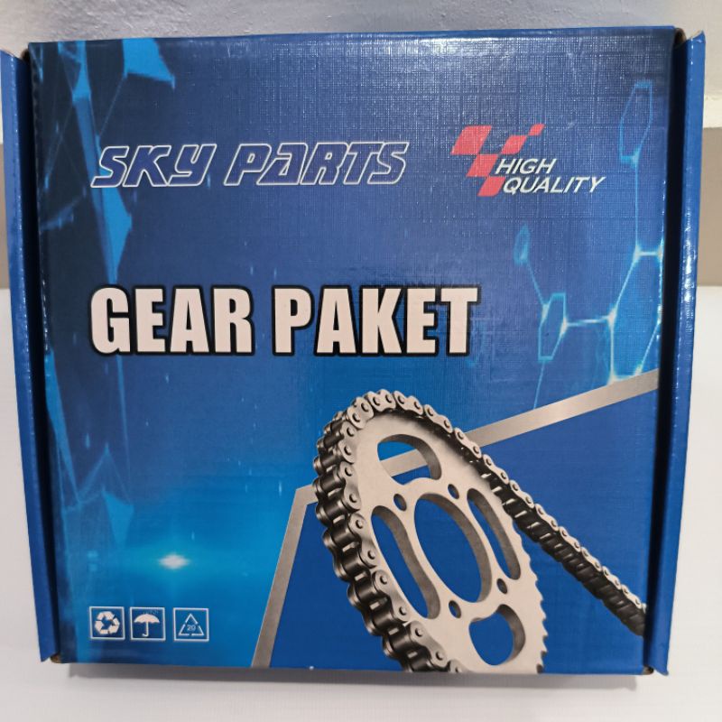 GEAR SET GIR PAKET DRIVE CHAIN KIT 428H JUP Z VEGA R NEW CRYPTON SKY PARTS