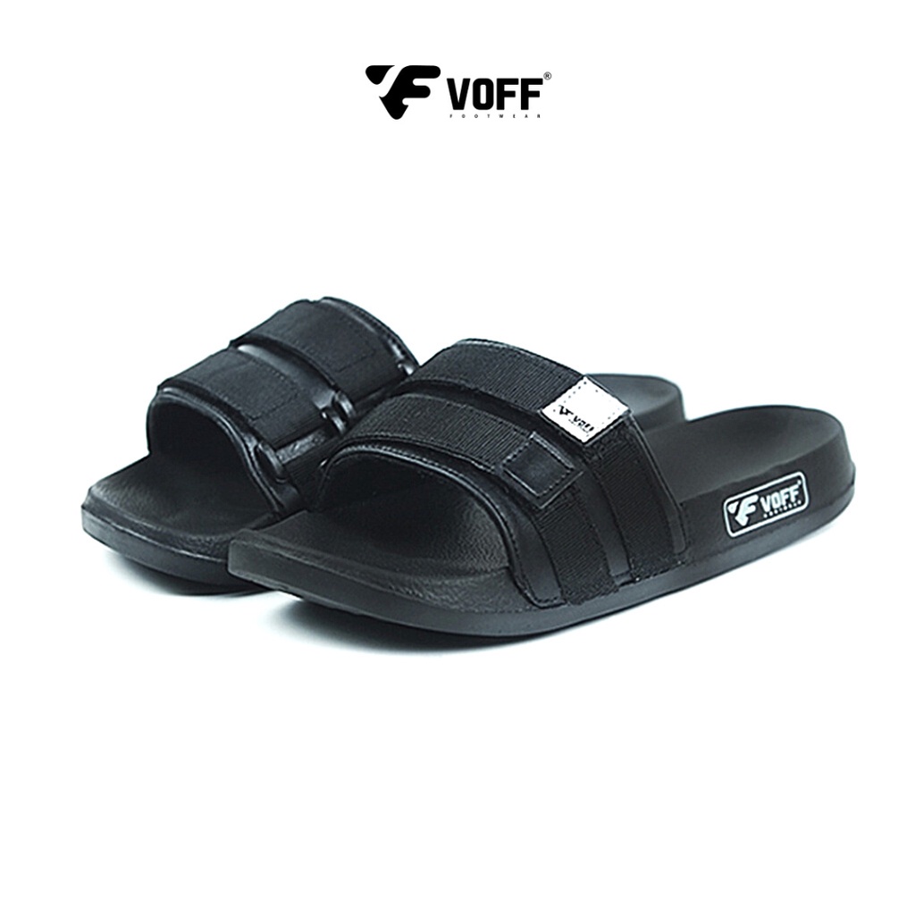 Voff Official Store - Giza Full Black | Slippers | Sandal Unisex