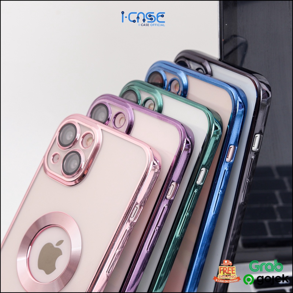 Softcase Ultra Electroplating Lensguard for iPhone 7 8 PLUS XR X XS Max / 11 Pro Max / 12 Pro Max / 13 Pro Max / 14 Plus Pro Max