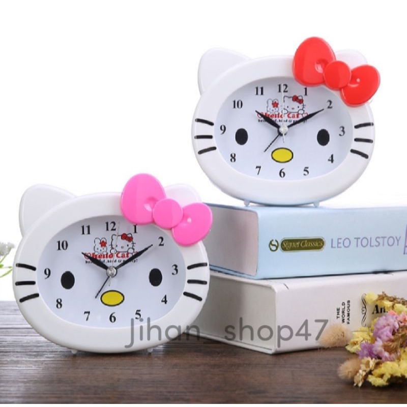 Jam Weker Karakter Anak Murah Motif Doraemon Hello Kitty Karopi