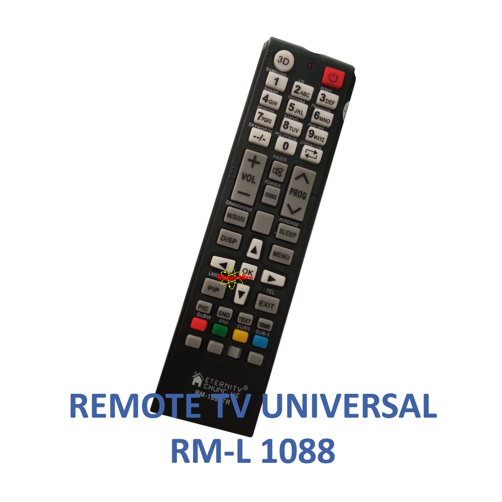 Remote TV Universal Eternity Chung He RM-L 1088