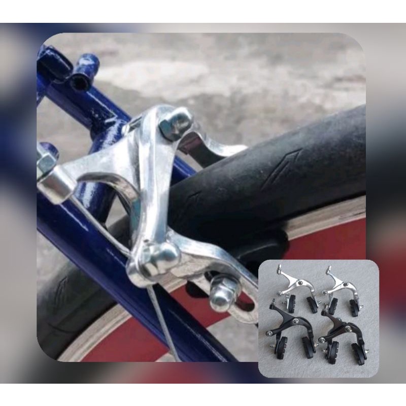 Rem U-Brake Alloy Short Cage Rem Sepeda Balap Fixie Federal DLL