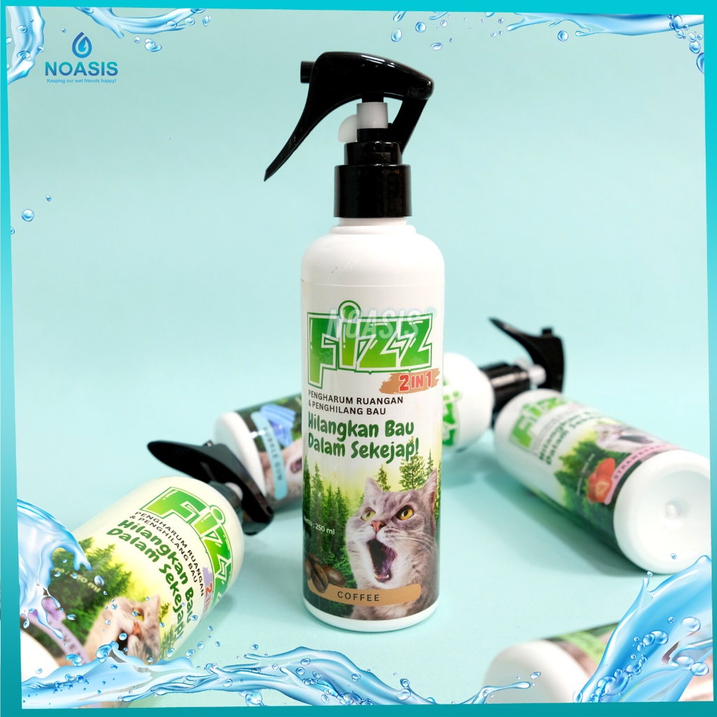 FIZZ SPRAY 2 IN 1 Pengharum Ruangan Dan Penghilang Bau Hewan 250 Ml