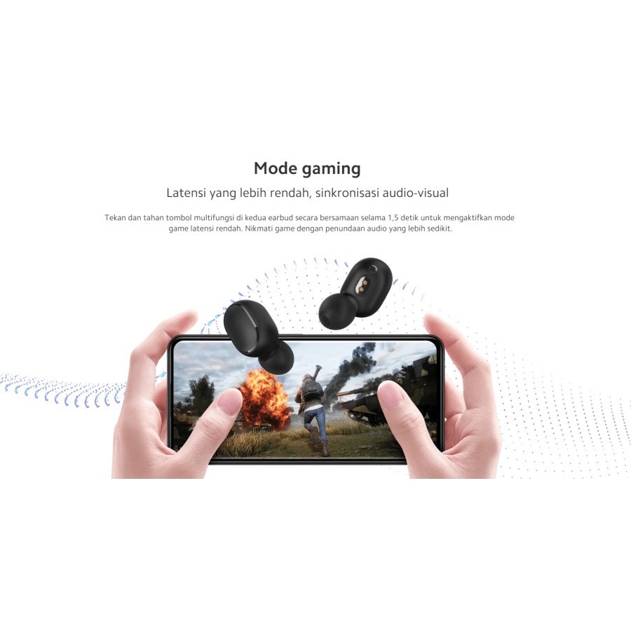 Mi Redmi Buds Essential TWS Bluetooh Earbuds Earphone - Garansi Resmi