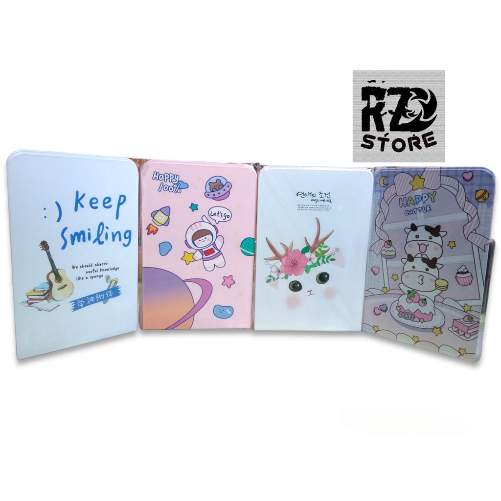 

STAND BOOK SANDARAN BUKU 1 SET (2PCS) / PEMBATAS BUKU BESI KARAKTER
