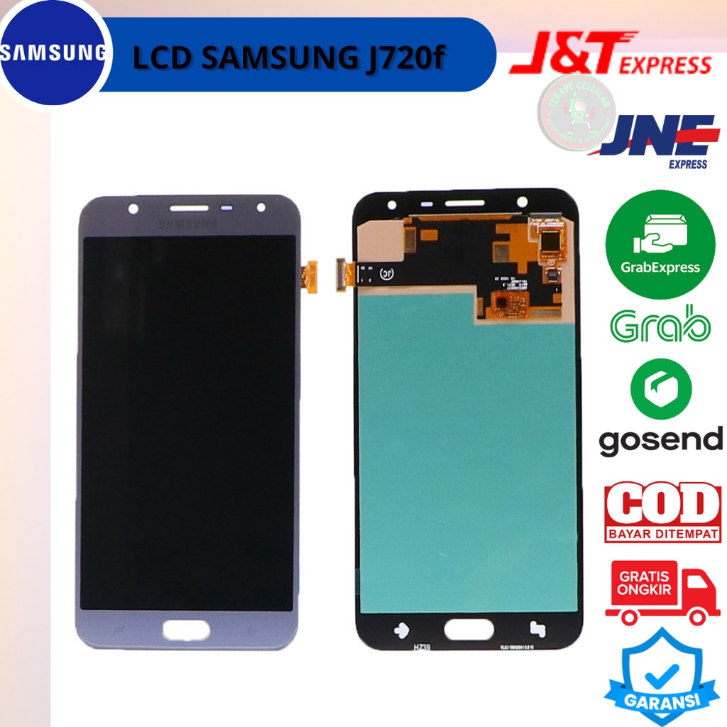 Lcd Samsung J720F J7 2018 original oem bergaransi