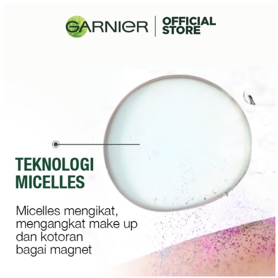 GARNIER Micellar Water 400ml All Variant | Pink | Blue | Bipase Infused | Vit C | Rose