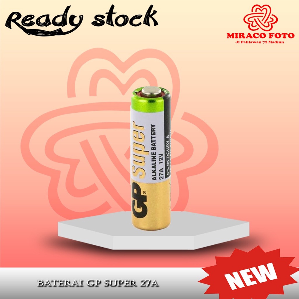 Baterai 27A GP ALKALINE A27 High Voltage 12V Battery