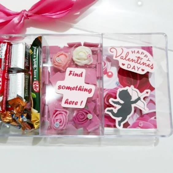 

♥ Valentine Chocolate 'Surprise' Gift Box 2 / Hadiah Cokelat Valentine Unik Pacar dan Teman ♠