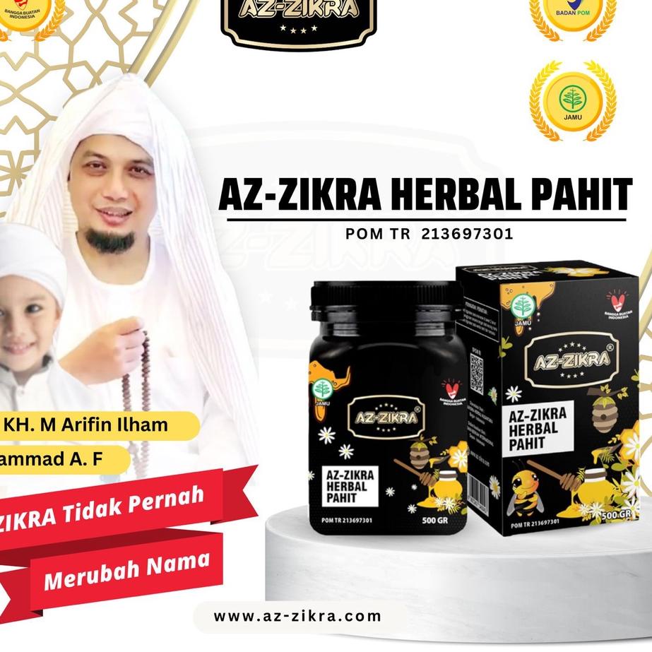 

✵ Hitam / Azzikra Az-Zikra Hitam Pahit 500gr Asli ○