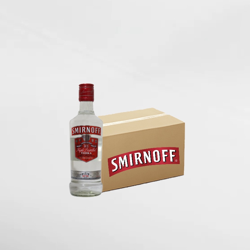 Smirnoff Vodka 375 ml 1 Karton ( 12 Botol )