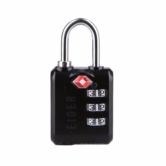 Gembok Eiger Zinc Travel Lock Original // Gembok Koper Berkualitas