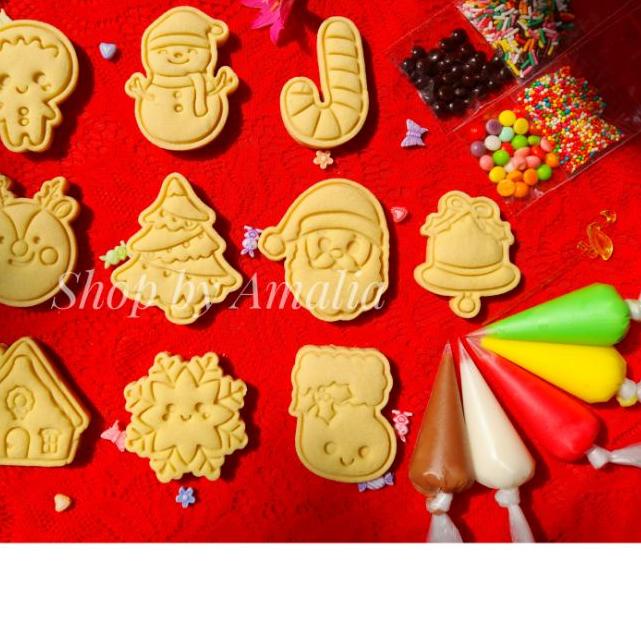 

♤ DIY Decorating Cookies Kit Christmas Edition/Natal (Big Size) ✶