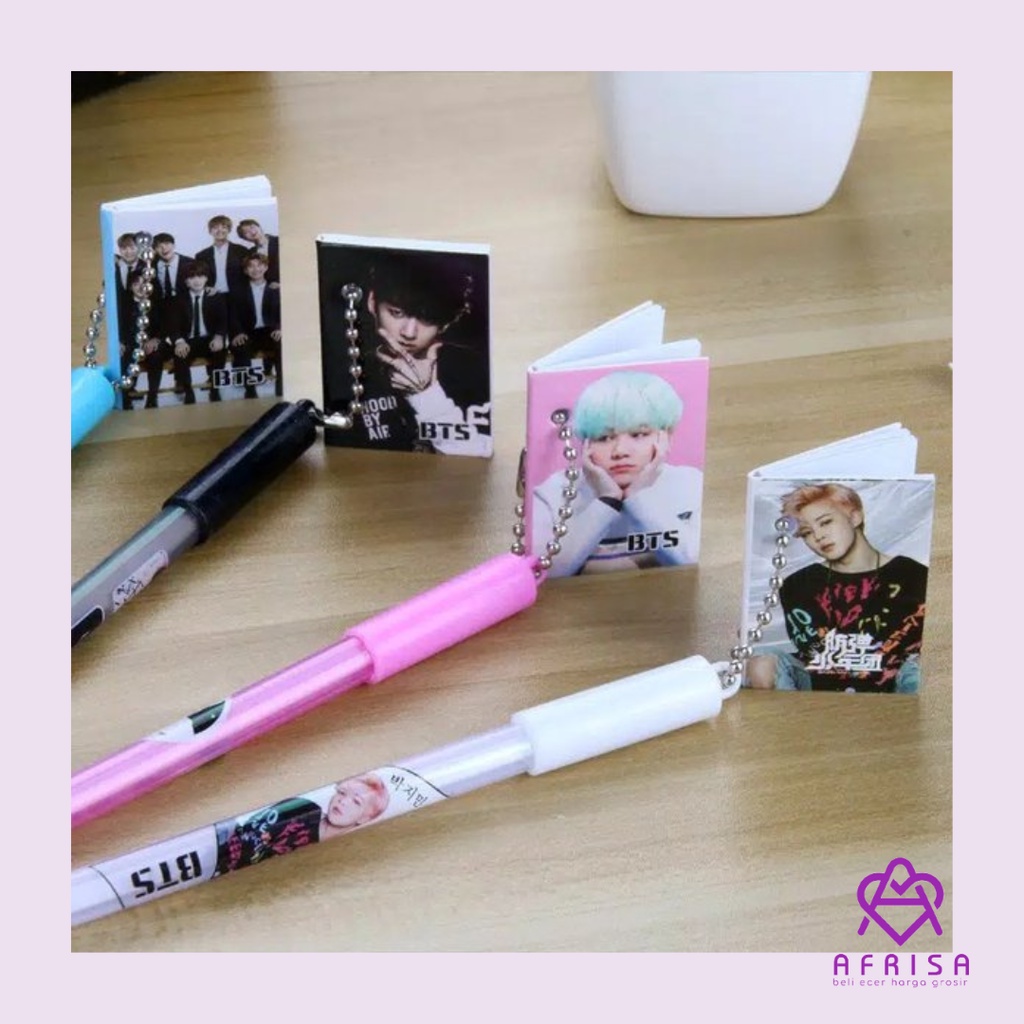 

PULPEN Gel BTS Note/Pulpen Gel Bisa Dihapus/BTS Note Pulpen