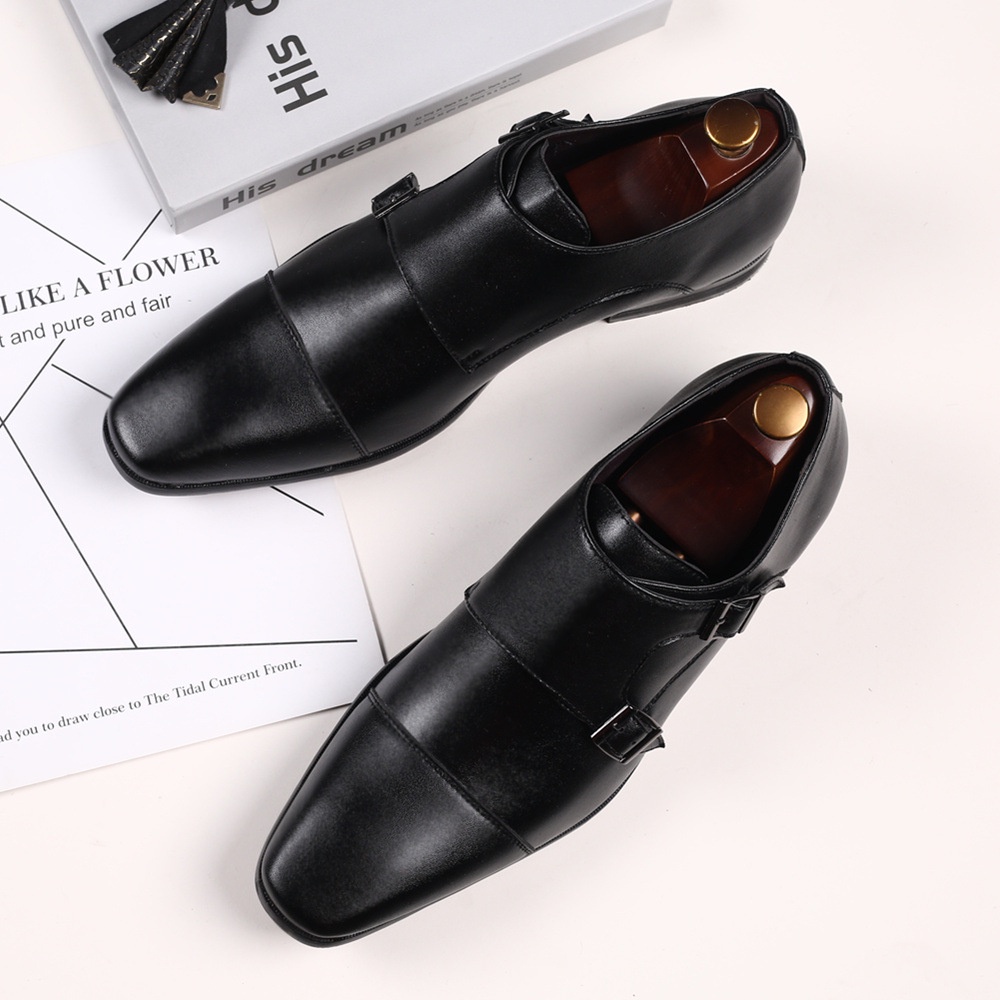 PREMIUM Klasik Import Fashion Sepatu Pantofel Pria Formal Kerja Kantor Casual Loafer Pesta Kekinian Kuliah Cowok Lentur Ringan Keren 260