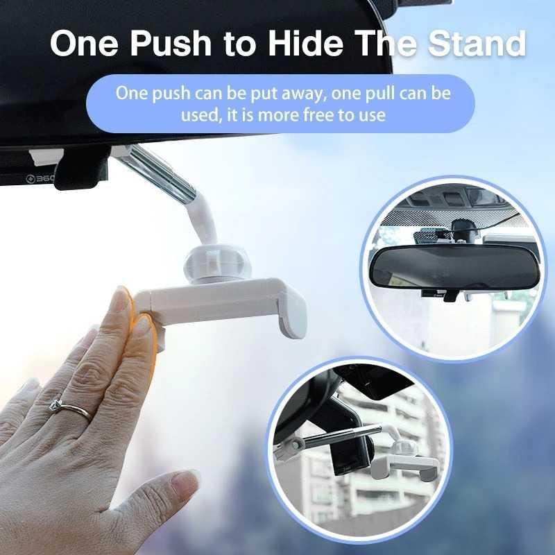 Car Holder Smartphone Spion Mobil Rearview Bracket - OU31