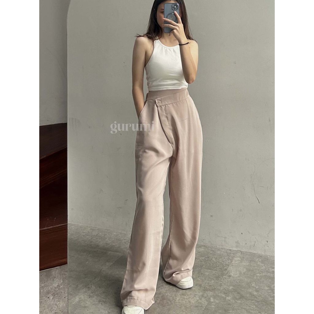 Essy Pants | celana kulot asymmetric