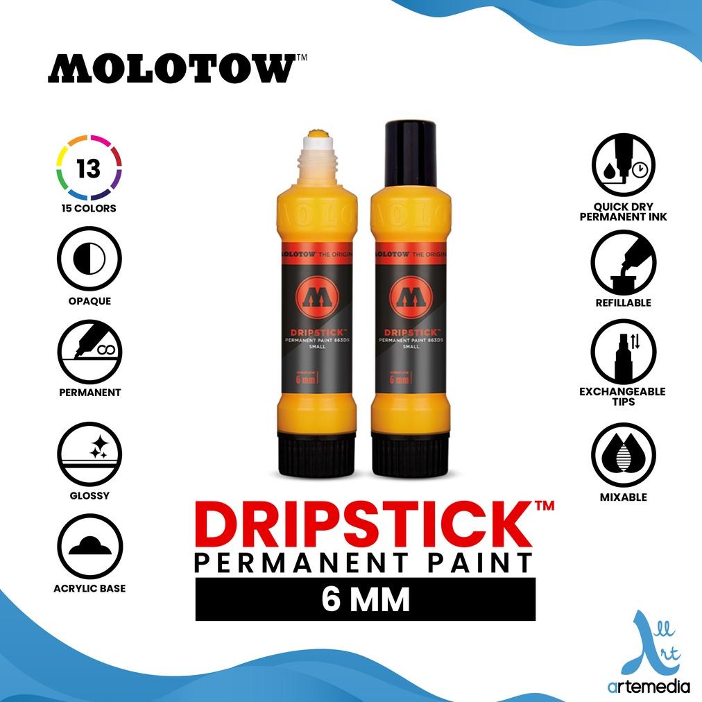 

Cat Lukis Molotow Dripstick Acrylic Paint Marker 6mm Dripink Bullet