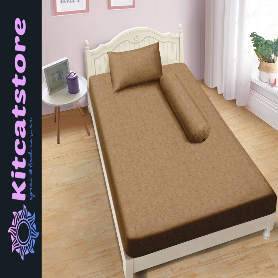 Sprei Flat ALOHA Single 120 (120x200) Motif Mocca