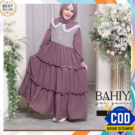 Baju Gamis Anak Perempuan 2023 Umur 7 8 Tahun Cewek 10 12 3 4 13 5 2 Bajukurung Kekinian Idul Fitri 