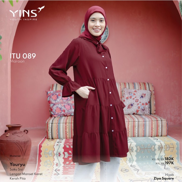 Tunik ITU 089 YINS Terbaru 2023 / Fashion Muslim Tunik