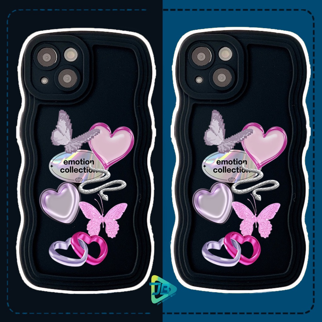 CUSTOM SOFTCASE SILIKON GELOMBANG WAVY CUSTOM EMOTION FOR XIAOMI REDMI 4A 4X 5A A1+ 6 6A 8 8A PRO 9 9A 9C 10A 9T 10 5G 2022 10C C40 POCO X3 PRO M3 M5 NOTE 4 4X 5 5A PRIME 7 8 9 10 11 12 PRO JB8154