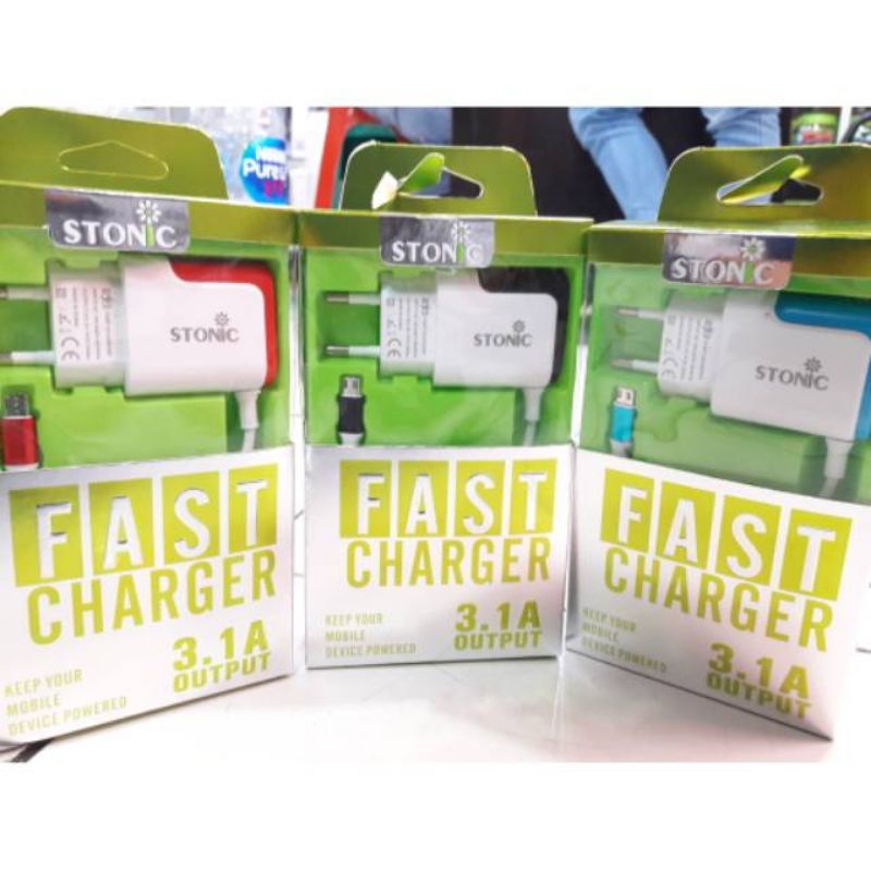 Charger Stonic 2USB Casan Stonic TC Stonic 2USB 3.1A Fast Charger