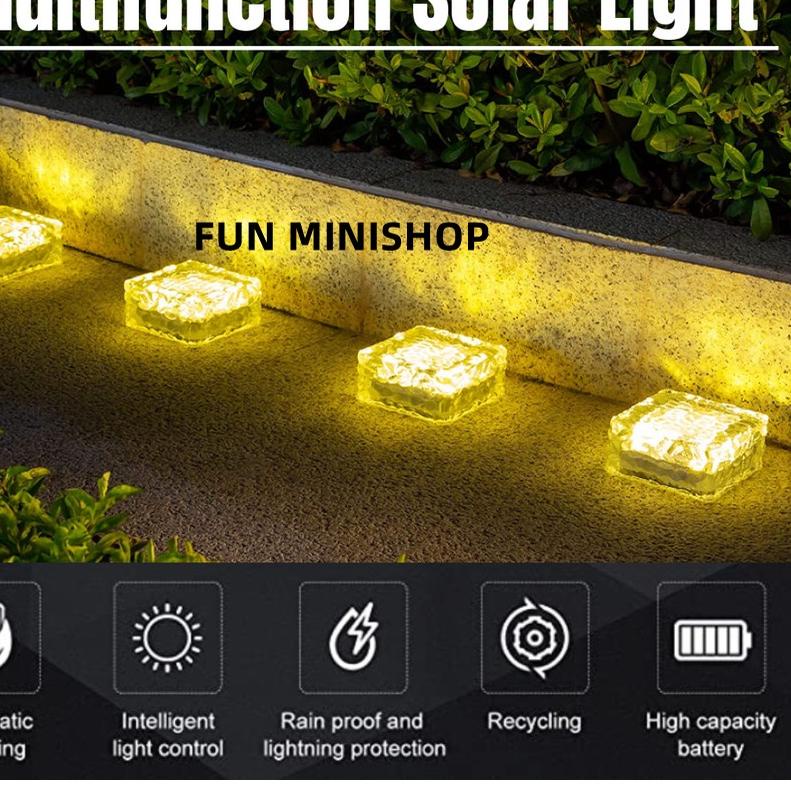 Terlaris Lampu Taman Lampu Tangga Lampu Pagar Solar Tenaga Surya LED Outdoor LAMPU LANTAI ??