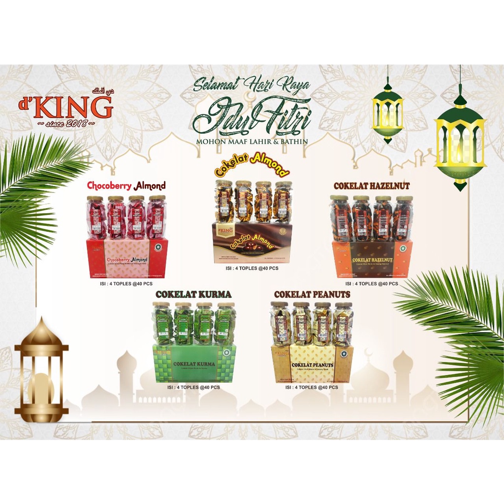 D'KING Bonibol Cokelat &amp; Combi &amp; Special Edition &amp; Coklat Kurma