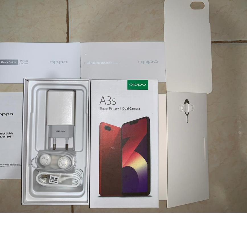 

COD⭐-DUSBOOK DUS BOX BOOK KOTAK ORIGINAL OPPO A3S FULSET FULLSET ACCESORIES ACC