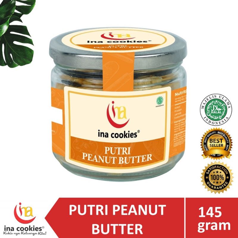 

INA COOKIES "PUTRI PEANUT BUTTER" JAR